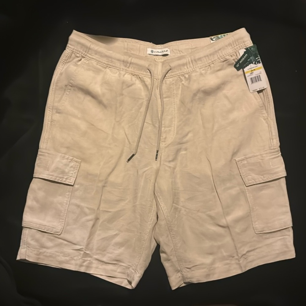 Cubavera Linen Cargo Shorts NWT